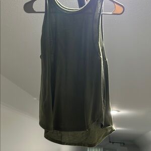 Old Navy Green Sleeveless Tank Top